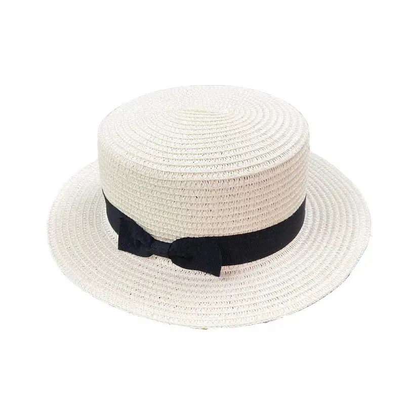 Chapeau Canotier en Paille Femme