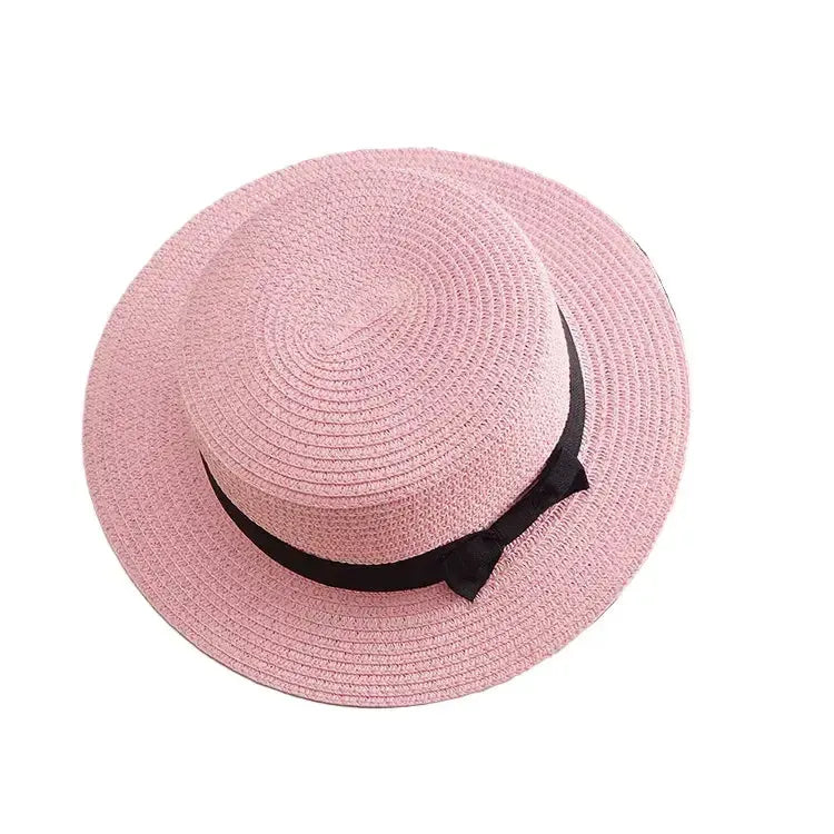 Chapeau Canotier en Paille Femme