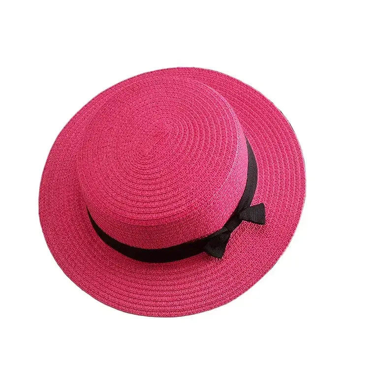 Chapeau Canotier en Paille Femme