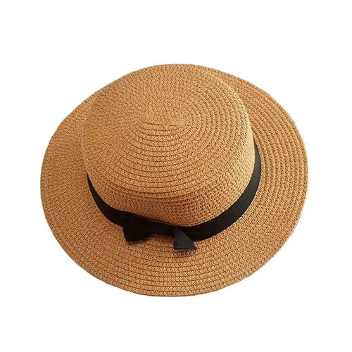 Chapeau Canotier en Paille Femme