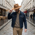 Chapeau Fedora Bord Large