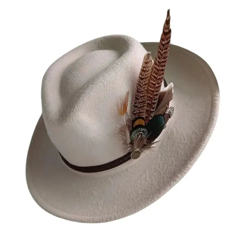 Chapeau Fedora Plume
