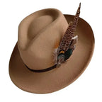 Chapeau Fedora Plume