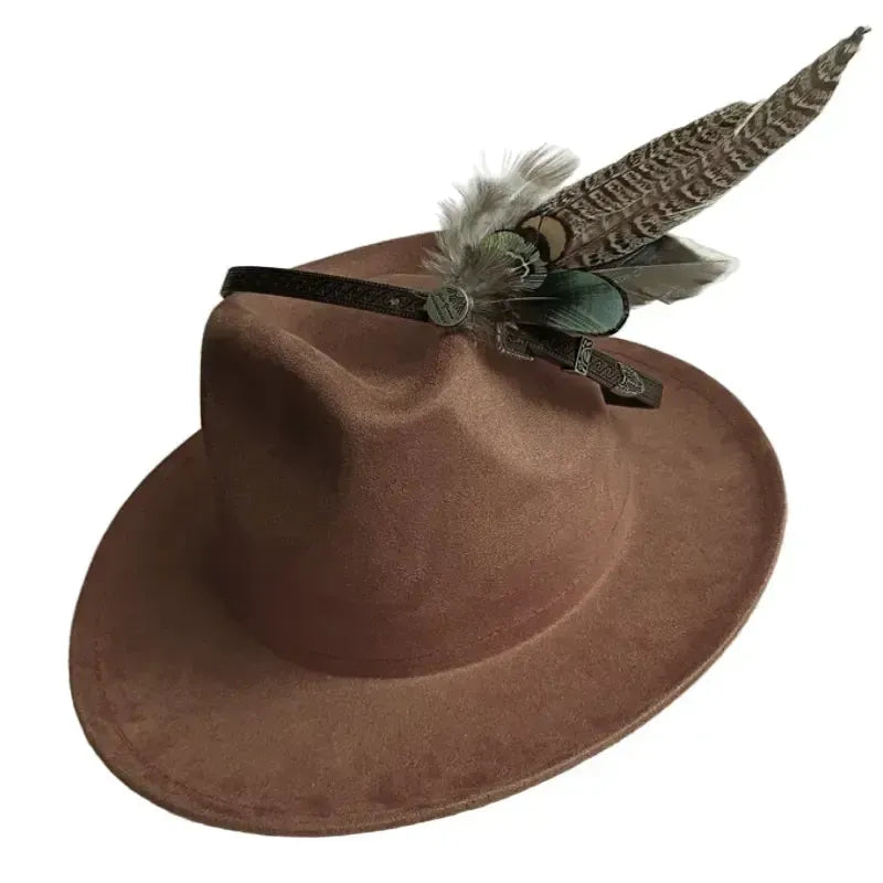 Chapeau Fedora Plume