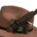 Chapeau Fedora Plume
