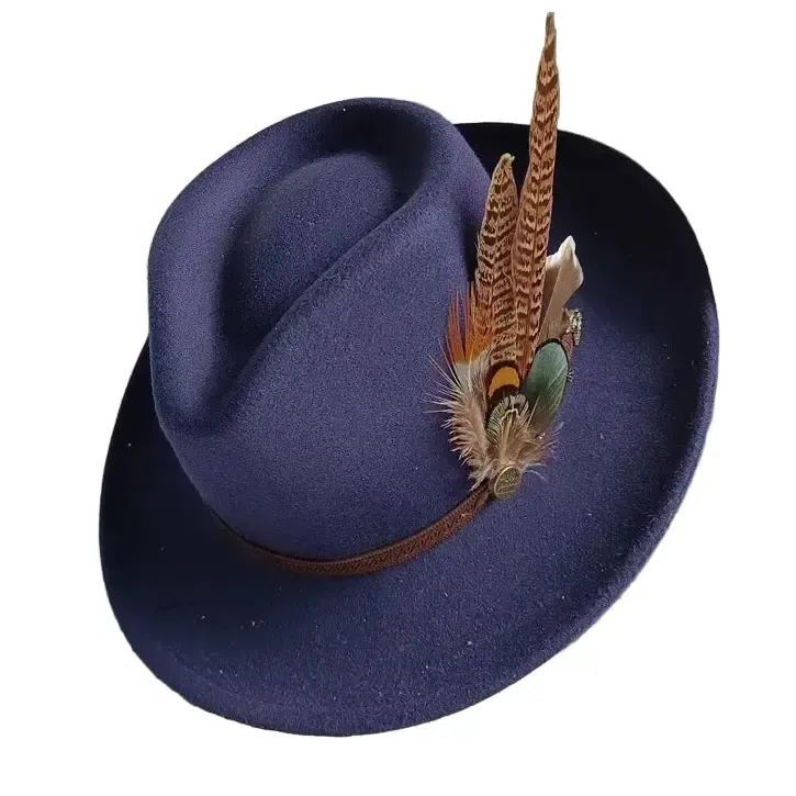 Chapeau Fedora Plume