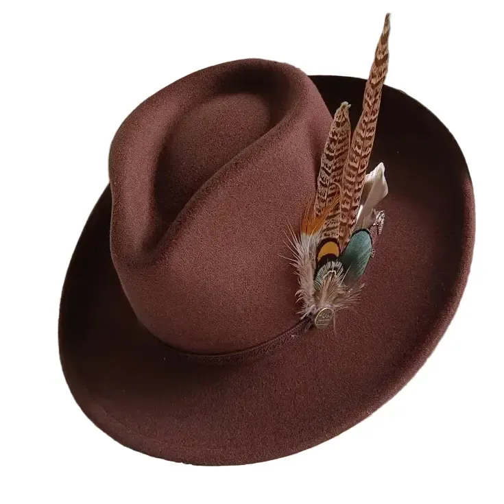 Chapeau Fedora Plume