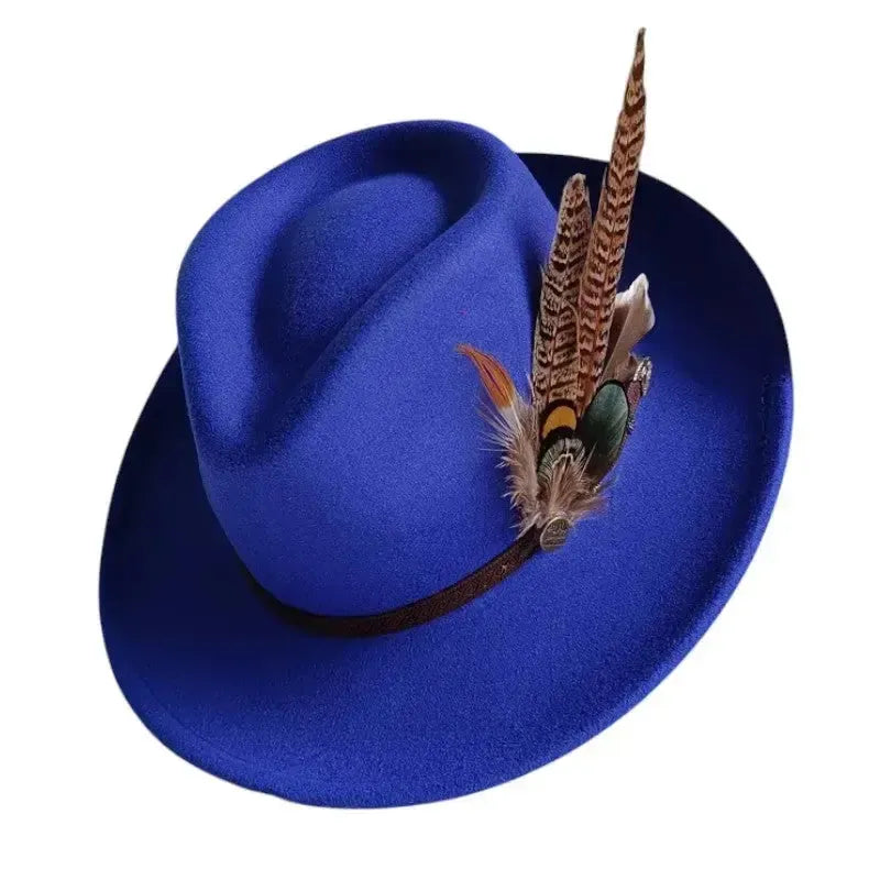 Chapeau Fedora Plume