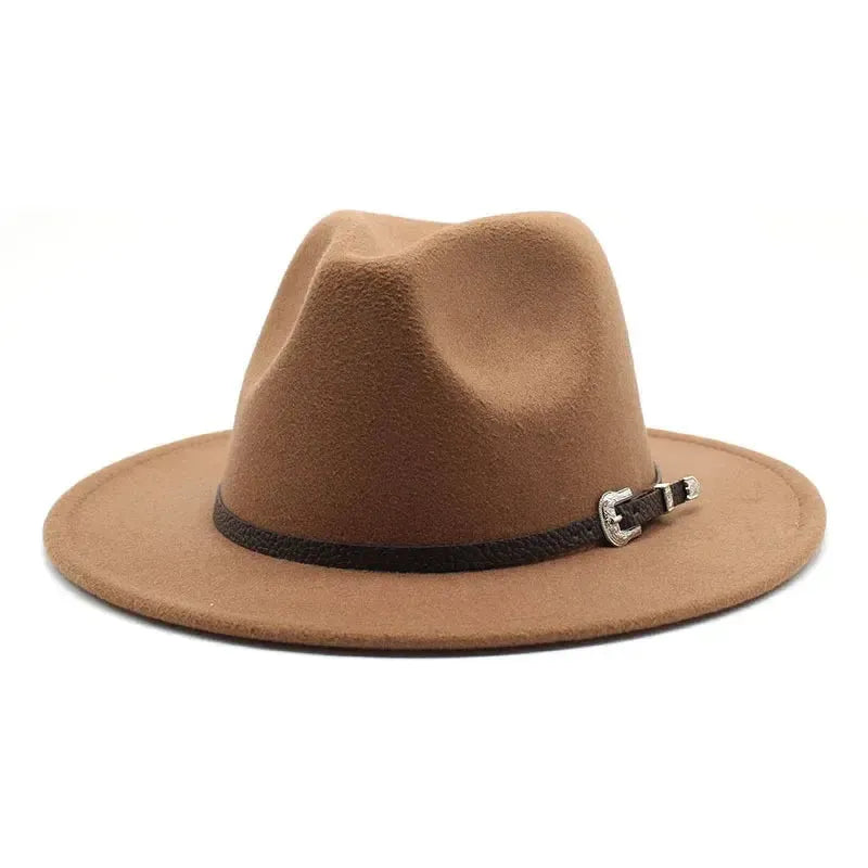 Chapeau Fedora avec Boucle Western