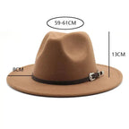 Chapeau Fedora avec Boucle Western