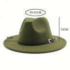 Chapeau Fedora avec Boucle Western