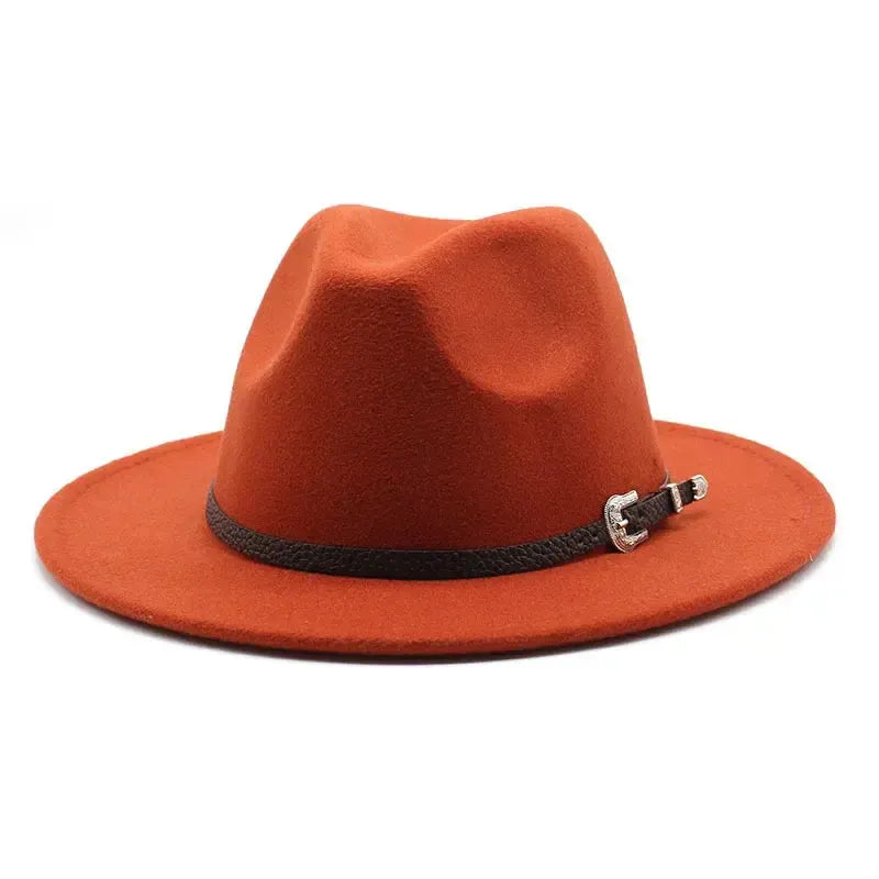 Chapeau Fedora avec Boucle Western
