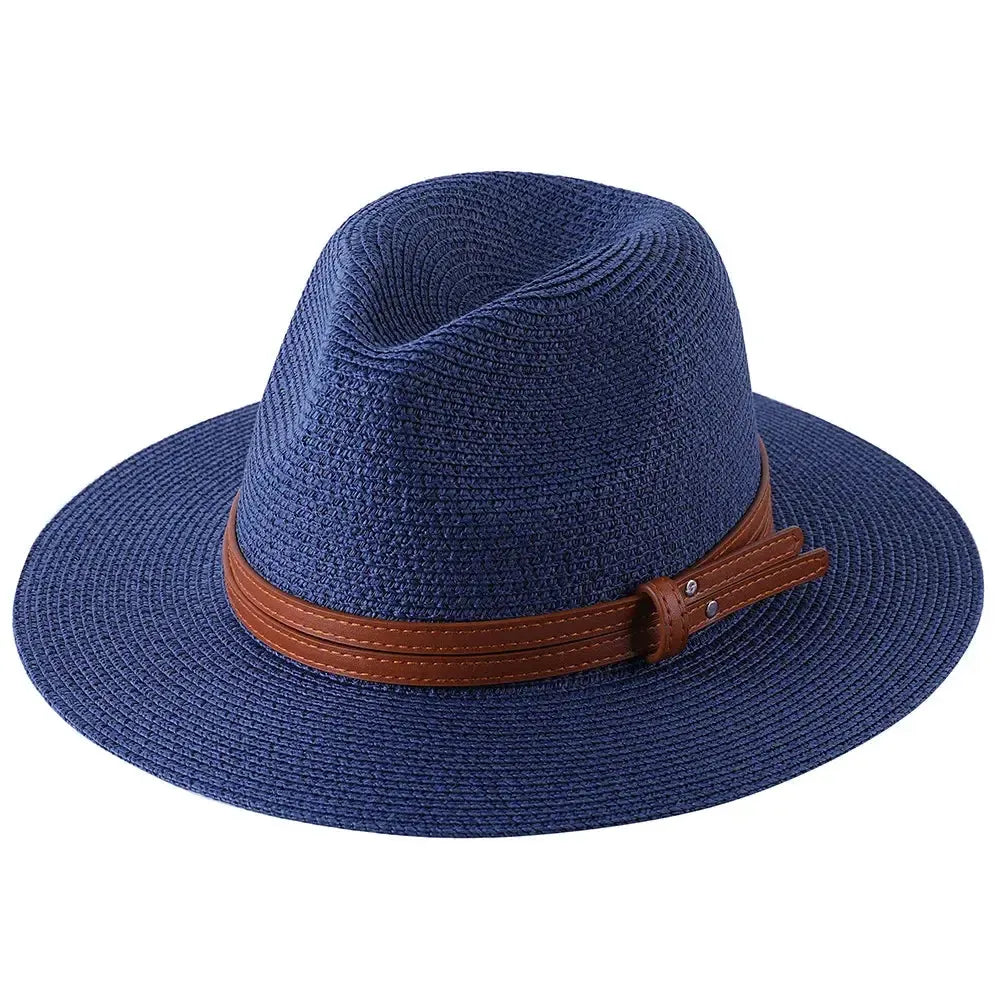 Chapeau Panama avec Lanière Cuir