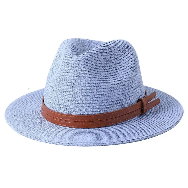 Chapeau Panama avec Lanière Cuir