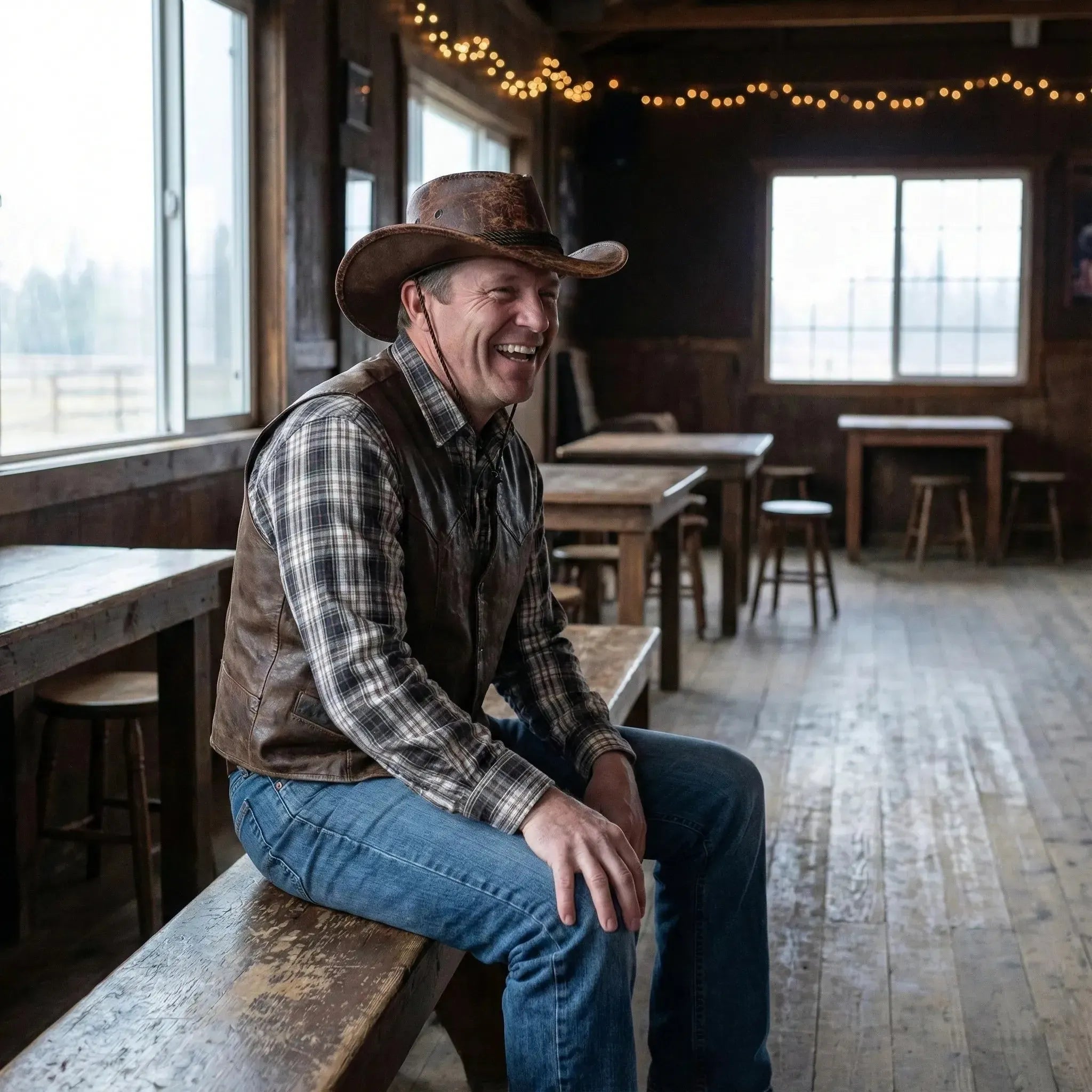 Chapeau de Cowboy Cuir