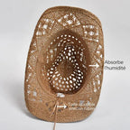 Chapeau de Cowboy Femme à Tresse