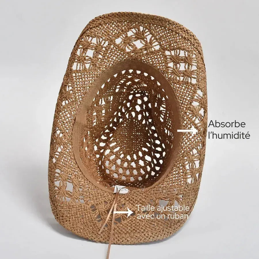 Chapeau de Cowboy Femme à Tresse