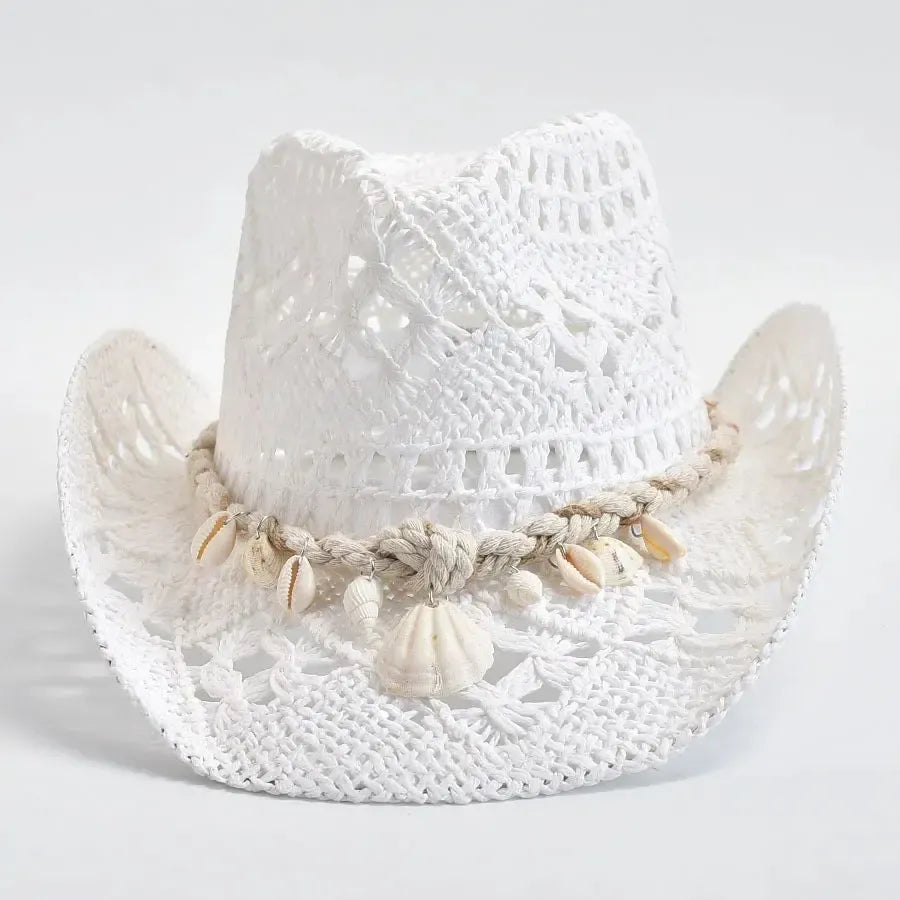 Chapeau de Cowboy Femme à Tresse