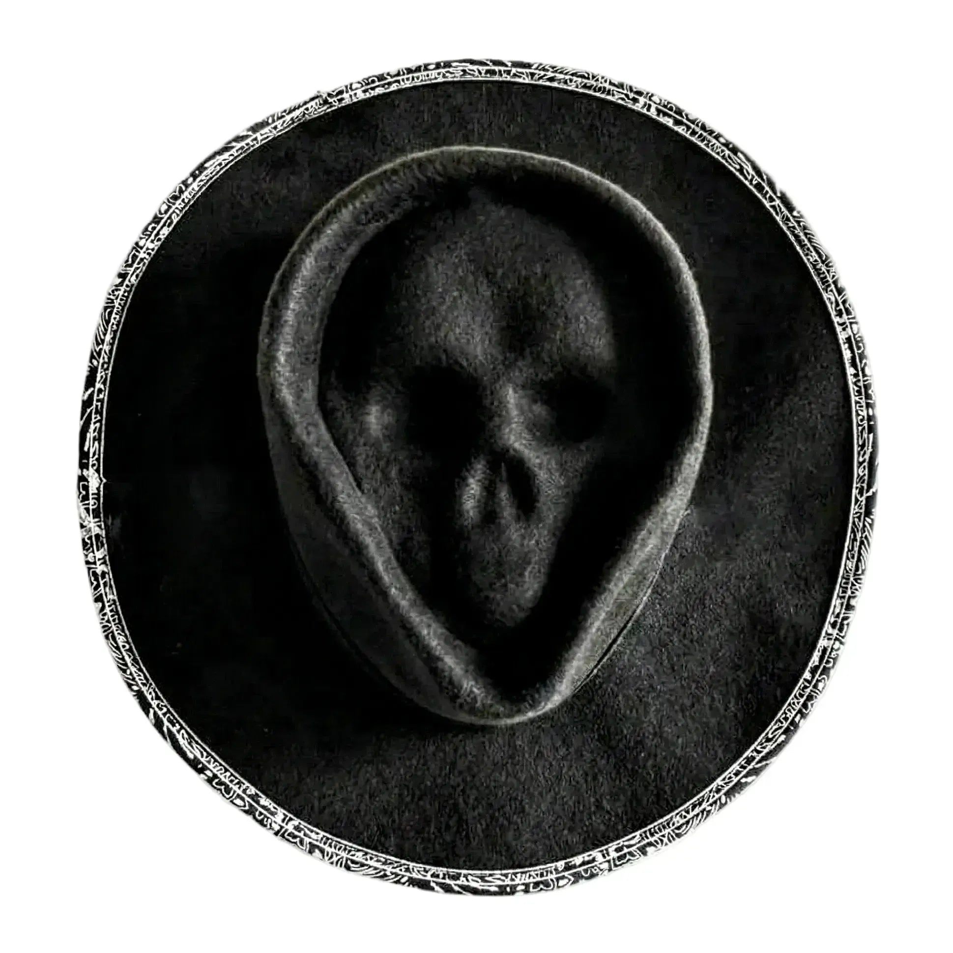 Chapeau de Cowboy Tête de Mort