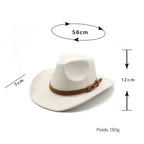 Chapeau de Cowboy en Suédine