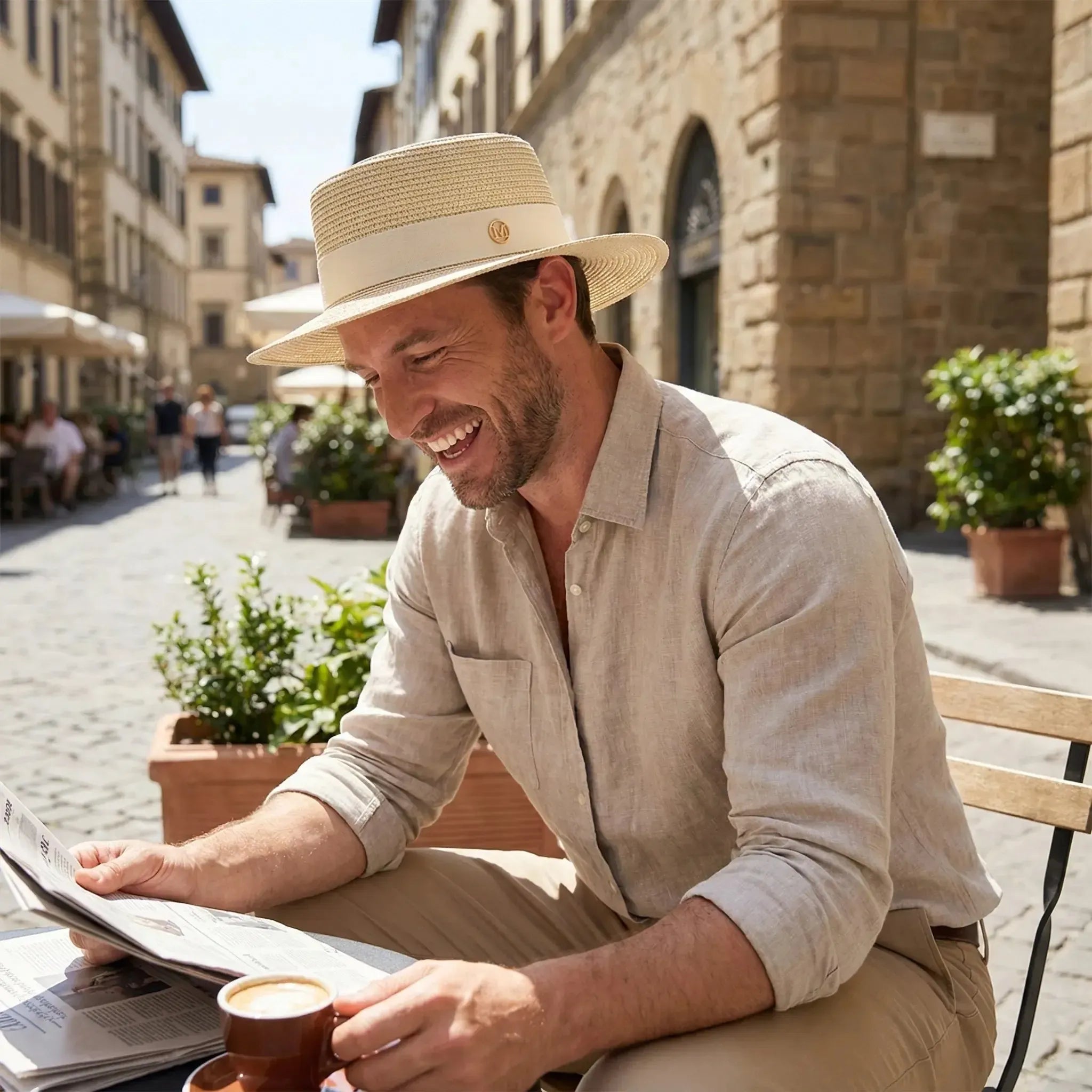 Chapeau de Paille Canotier