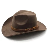 Chapeau de Cowboy en Suédine