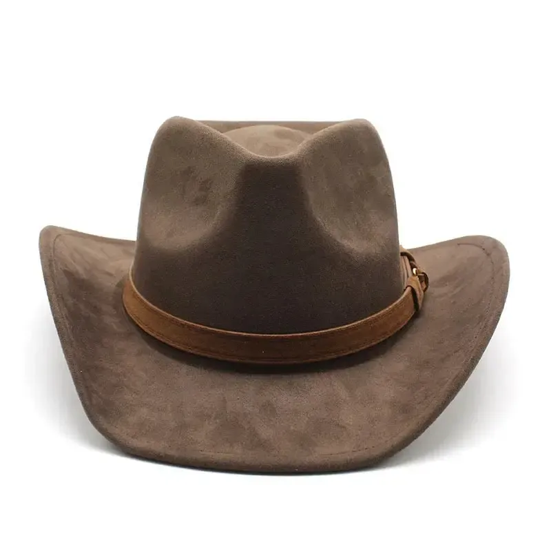 Chapeau de Cowboy en Suédine