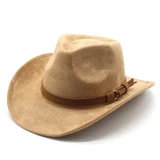 Chapeau de Cowboy en Suédine