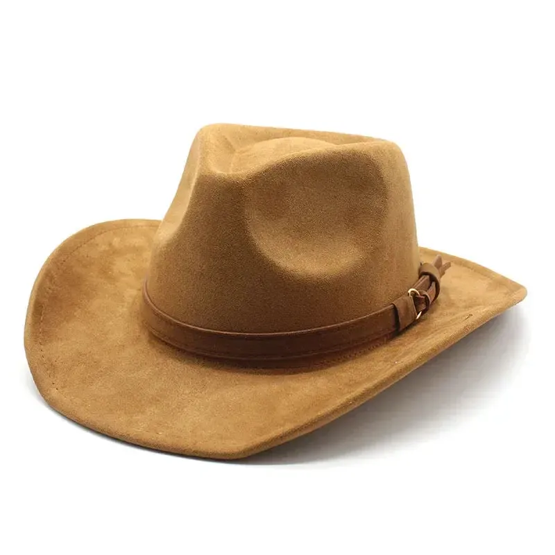 Chapeau de Cowboy en Suédine