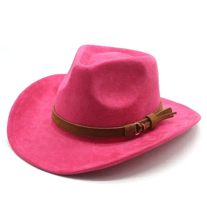 Chapeau de Cowboy en Suédine