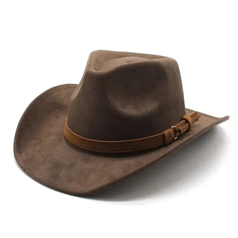 Chapeau de Cowboy en Suédine