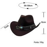 Chapeau de Cowboy Hippie