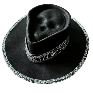 Chapeau de Cowboy Tête de Mort