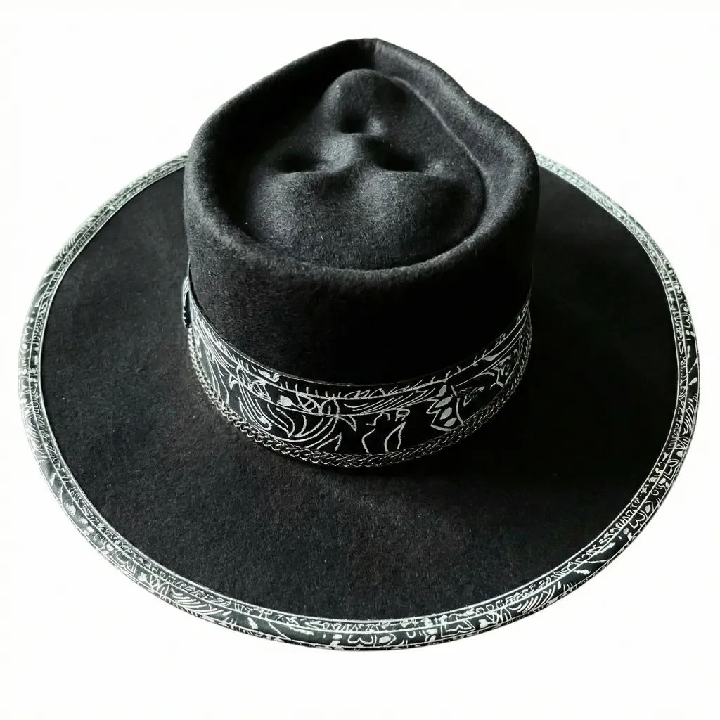 Chapeau de Cowboy Tete de Mort