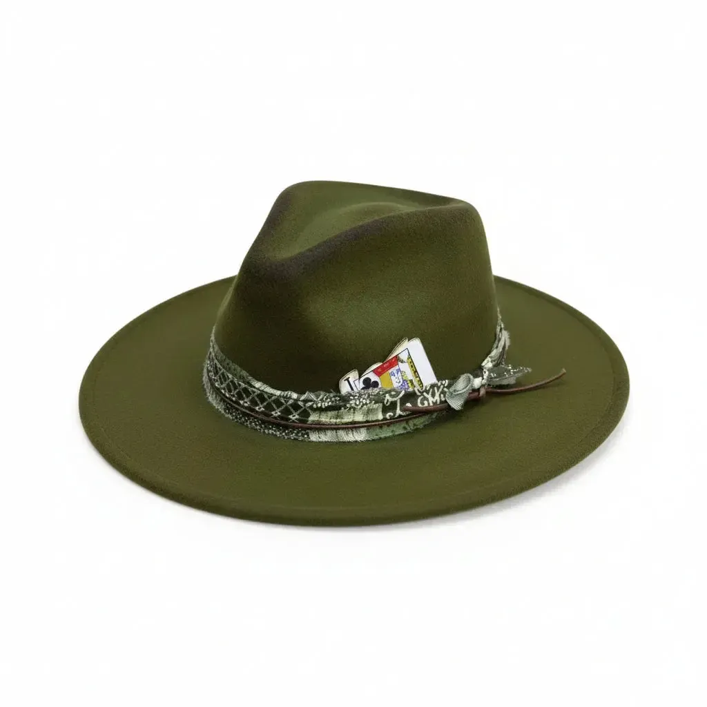 Chapeau Fedora avec Bandana
