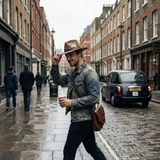 Chapeau Fedora avec Bandana