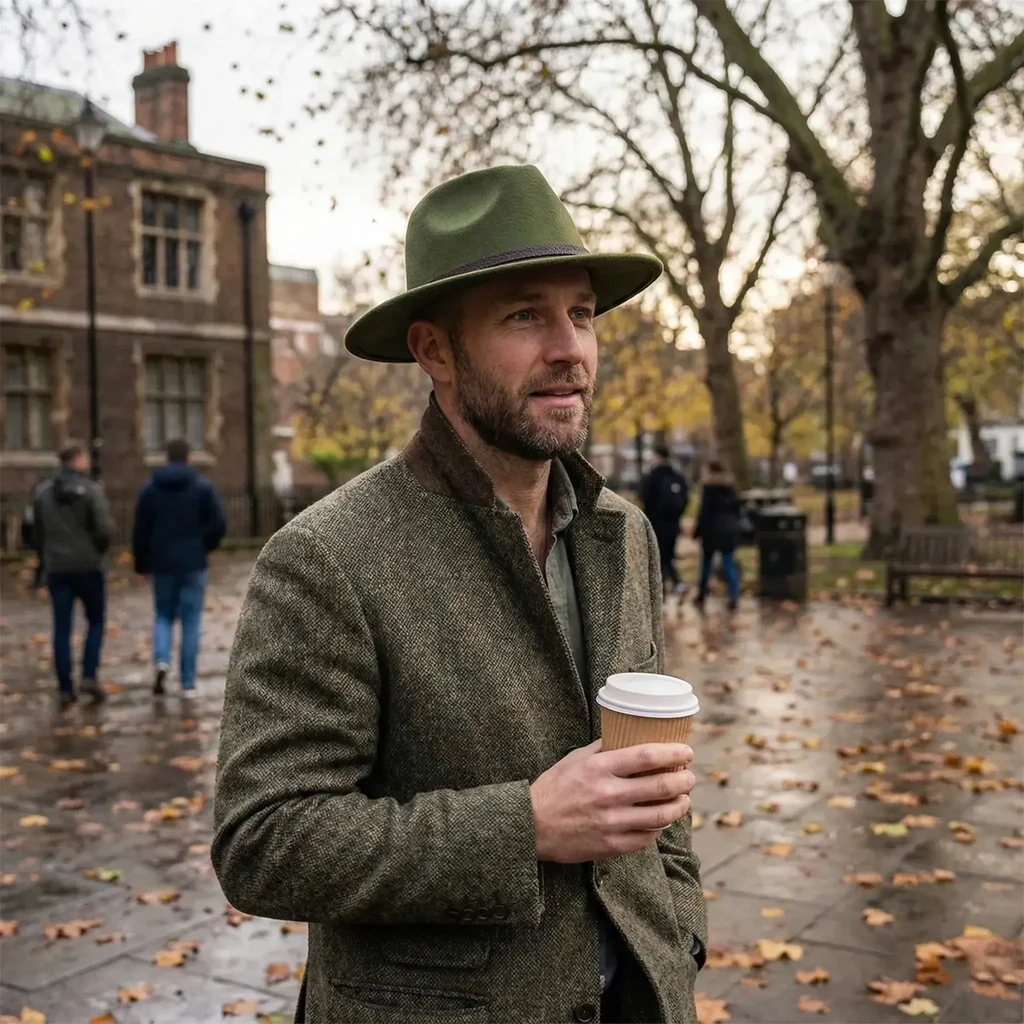 Chapeau Fedora avec Boucle Western