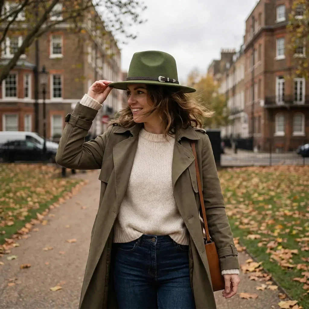 Chapeau Fedora avec Boucle Western