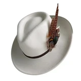 Chapeau Fedora Plume