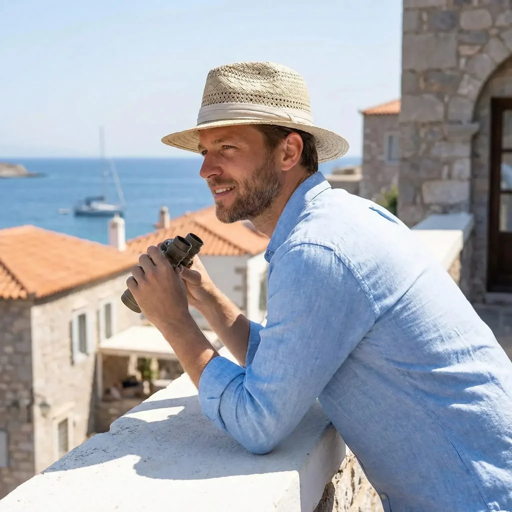 Chapeau Panama à Motifs