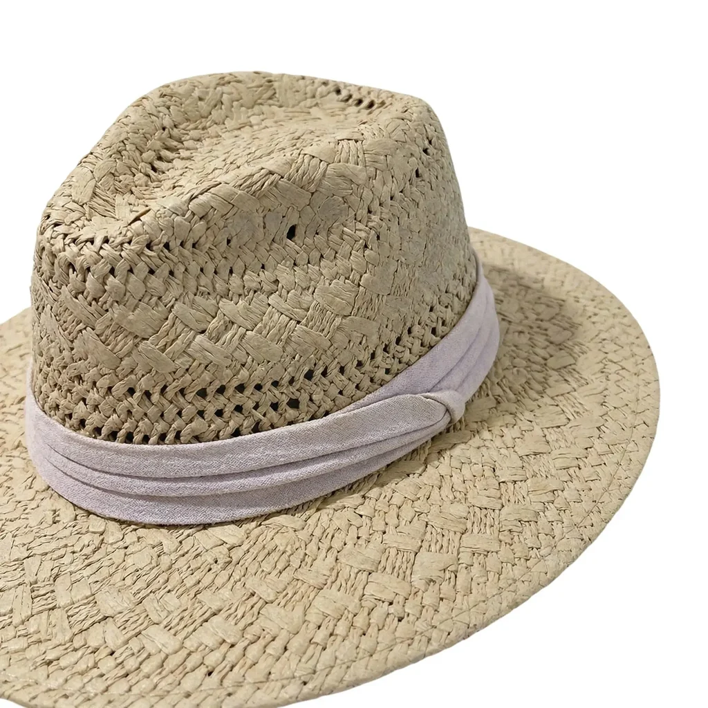 Chapeau Panama à Motifs