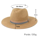 Chapeau Panama à Ruban