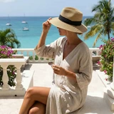 Chapeau Panama avec Bandeau