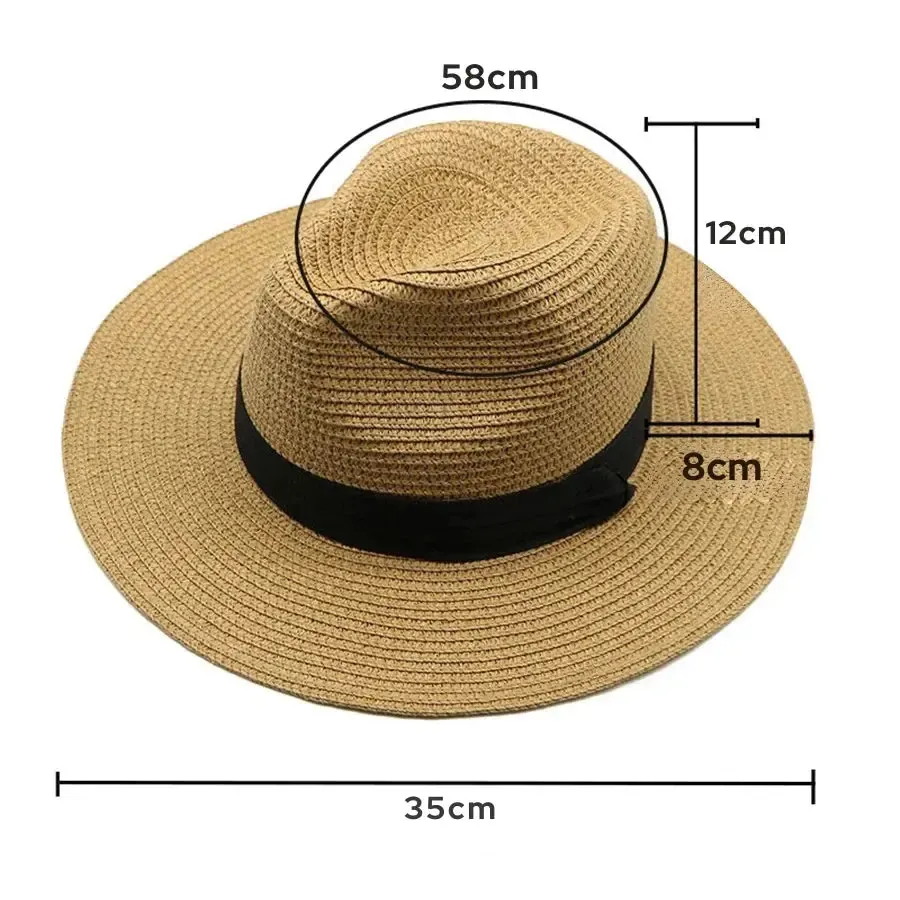 Chapeau Panama avec Bandeau