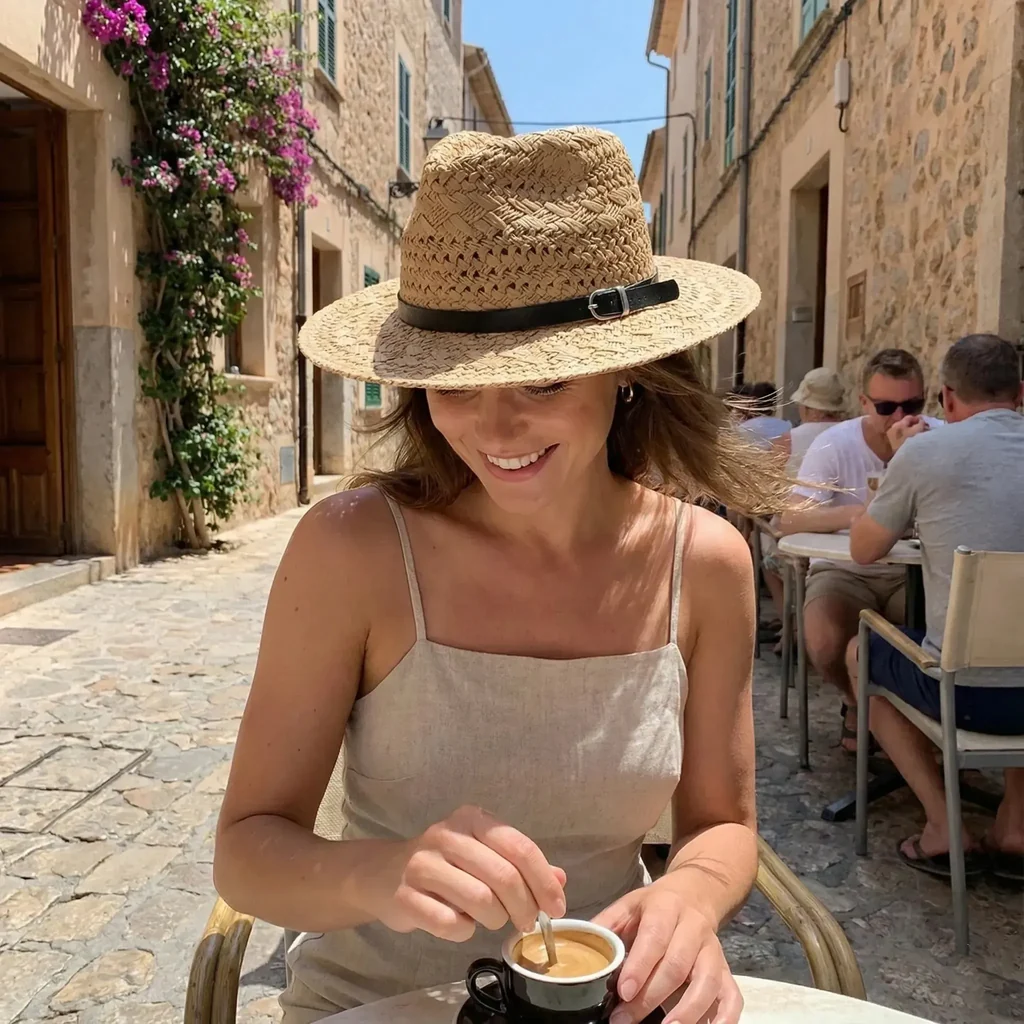Chapeau Panama avec Boucle