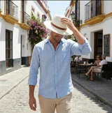 Chapeau Panama avec Lanière Cuir