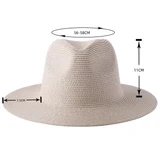 Chapeau Panama avec Lanière Cuir